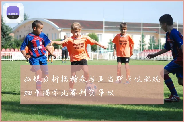 拓媒分析杨瀚森与亚当斯卡位犯规细节揭示比赛判罚争议